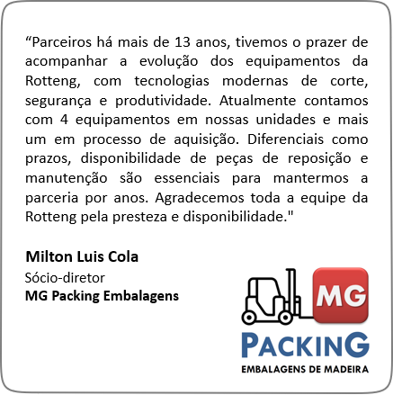 Rotteng - Testemunho cliente - MG Packing Embalagens